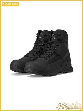 Alpha Fury 2.0 8" Side Zip Work Boots Nylon Tactical Duty Shoes